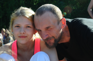Пит Самоделкин с дочкой 