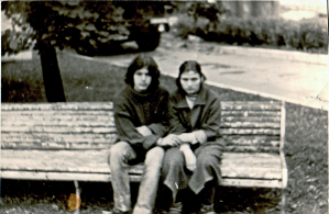 Рип [Ван Винкль] (Саша Шопин) и Катя Иванова (будущая жена Папы Леши), 1988